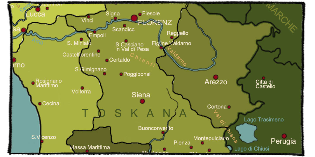 Toskana Urlaub Arezzo