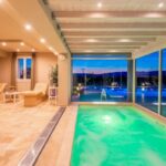 Toskana Spezial Urlaub mit Hund Ferienhaus Villa Le Terme Spabereich mit Indoor Pool