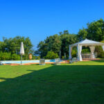 Toskana Spezial Urlaub mit Hund Ferienhaus Villa Vista Mare Garten Pool